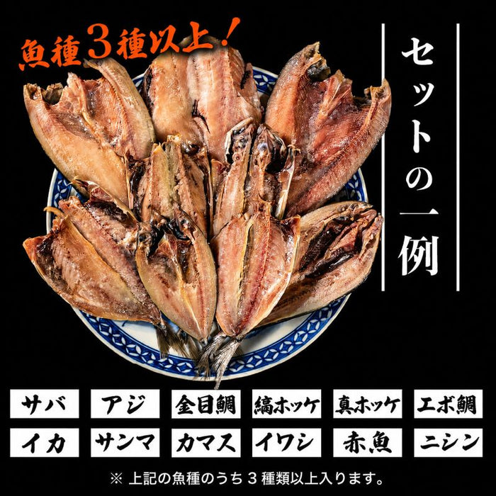 訳あり干物 お楽しみセット 3種以上セット 約1.3kg～3.9kg