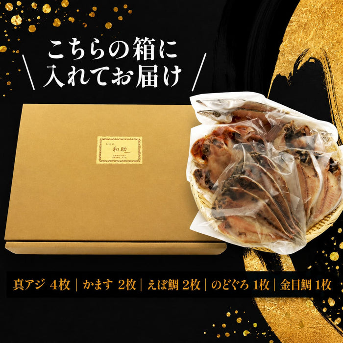 【干物専門店直送】のどぐろ入り干物5種10枚セット【静岡県沼津市】