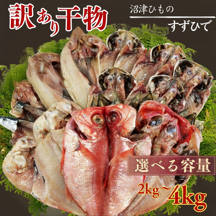 【すずひで】 訳あり 干物 ひもの おまかせ 詰め合わせセット【2kg/4kgから選択可】
